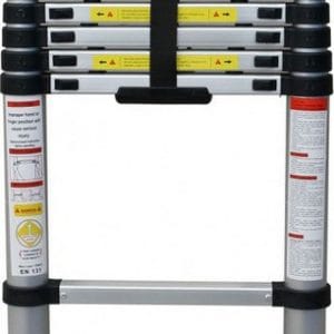 Τηλεσκοπική Σκάλα Αλουμινίου 18 Σκαλιών με Μέγιστο Ύψος 5.8m