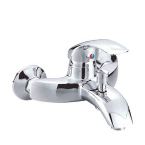 Αναμεικτική Μπαταρία Μπανιέρας Ασημί Χρωμέ Varte