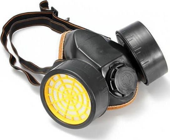 Μάσκα Μισού Προσώπου Ενεργού Άνθρακα με Εναλλάξιμα Φίλτρα 003121