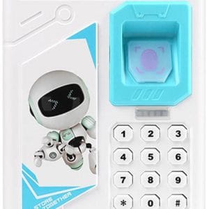 Παιδικός Κουμπαράς Πλαστικός Money Bank Atm Μπλε 13x13x20cm 34.916.0232