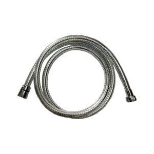 432150 Σπιράλ Ντουζ Πλαστικό 150cm Ασημί