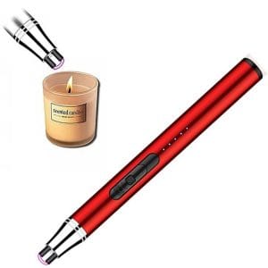 Αναπτήρας Ηλεκτρικός Αντιανεμικός σε Κόκκινο χρώμα JL851-2 32866