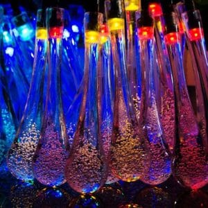 Κρεμαστό Ηλιακό Φωτιστικό Γιρλάντα RGB με Φωτοκύτταρο 104844