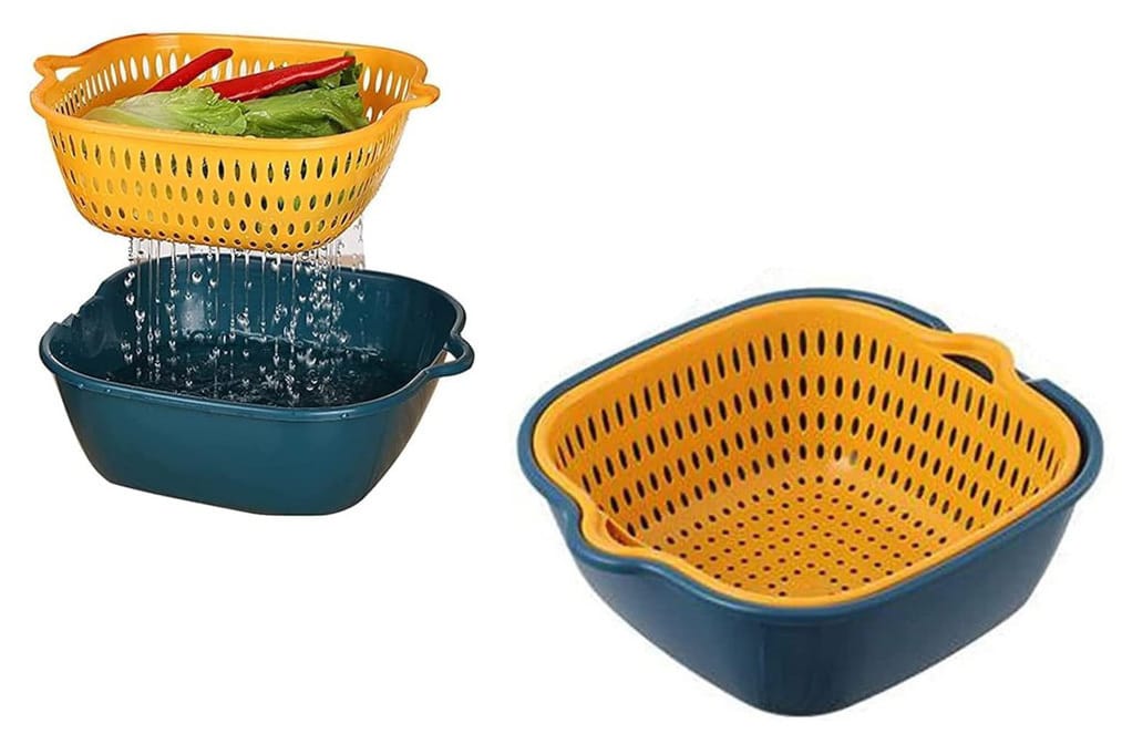 ForHome Σουρωτήρι Λαχανικών Πλαστικό 20.5x18.5cm WJE-6300-011