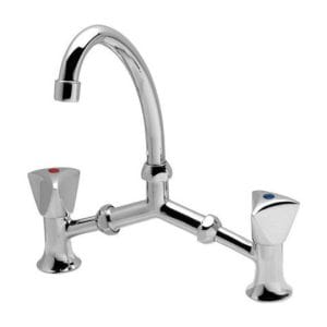 0003DNS Μπαταρία Νιπτήρα Ασημί