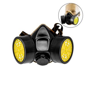 Μάσκα Μισού Προσώπου Ενεργού Άνθρακα Διπλή με Εναλλάξιμα Φίλτρα