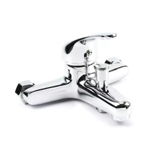 Αναμεικτική Μπαταρία Ντουζιέρας Inox Ασημί