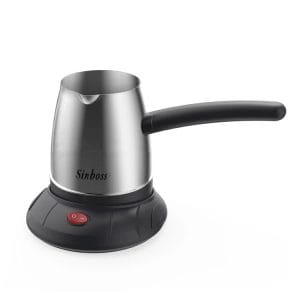 Sinboss SO-808 Ηλεκτρικό Μπρίκι 600W με Χωρητικότητα 500ml Inox