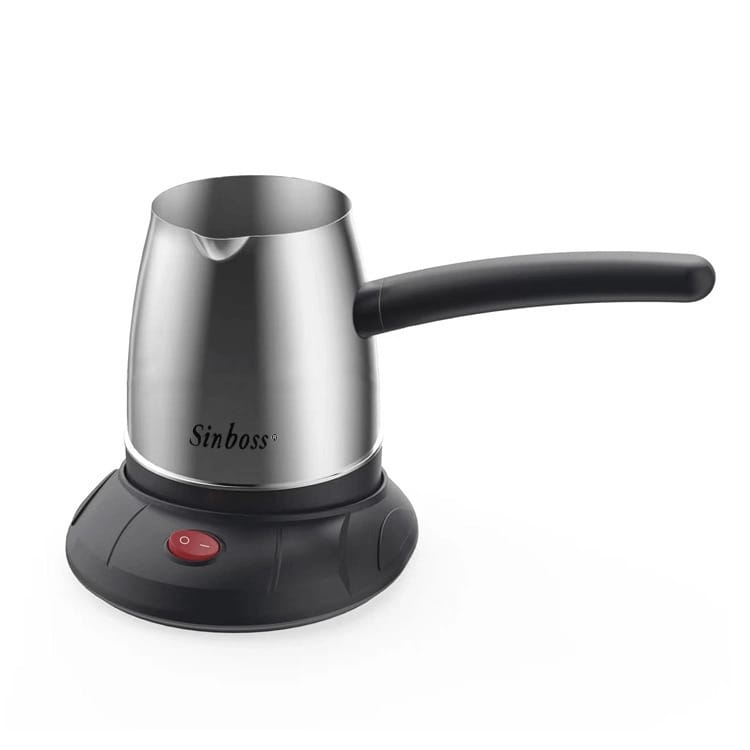 Sinboss SO-808 Ηλεκτρικό Μπρίκι 600W με Χωρητικότητα 500ml Inox