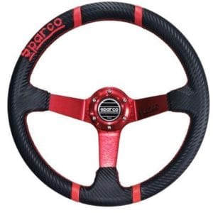 Τιμόνι Αυτοκινήτου με Διάμετρο 35cm Μαύρο HW-0203