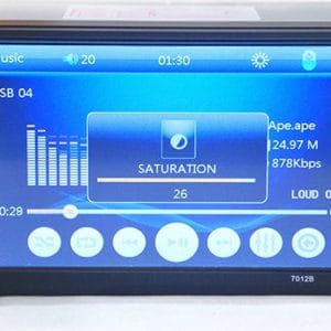 Ηχοσύστημα Αυτοκινήτου 2DIN (Bluetooth/USB/AUX) με Οθόνη Αφής 7" 7012B