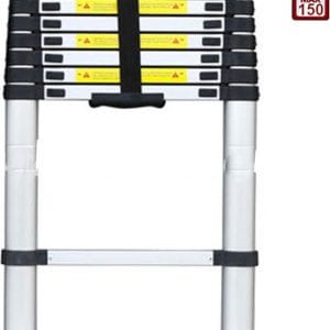 Τηλεσκοπική Σκάλα Αλουμινίου 9 Σκαλιών με Μέγιστο Ύψος 2.6m