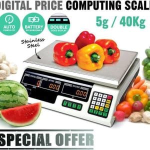 Ηλεκτρονική Ζυγαριά Λιανικής 2435 με Ικανότητα Ζύγισης 40kg και Υποδιαίρεση 5gr