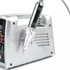 ZS-703 Τροχός Νυχιών Ρεύματος 35000rpm με Πεντάλ σε Λευκό Χρώμα 65W