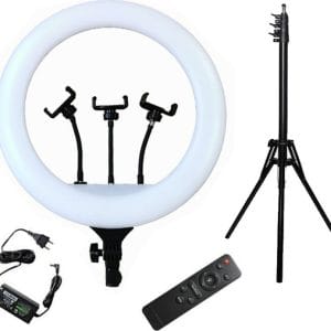 Ring Light YQ-580 58cm με Τρίποδο Δαπέδου και Βάση για Κινητό