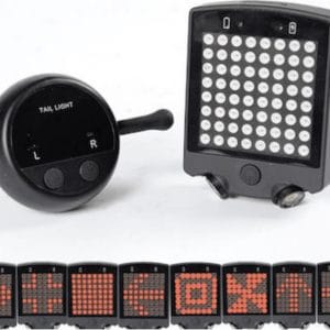 Επαναφορτιζόμενο Οπίσθιο Φως Ποδηλάτου Ασύρματο με Φλας, Led & Laser