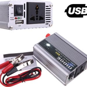 Inverter Αυτοκινήτου Τροποποιημένου Ημιτόνου 300W για Μετατροπή 12V DC σε 220V AC με 1xUSB TBE300W
