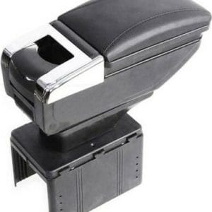 Τεμπέλης Αυτοκινήτου από Δερματίνη Universal Μαύρο Χρώμα CSKK015B