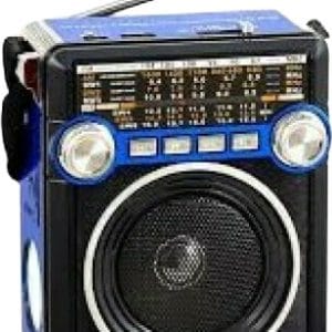 Puxing PX-295LED Φορητό Ραδιόφωνο Επαναφορτιζόμενο Μπλε