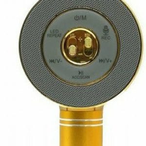 WSTER Ασύρματο Μικρόφωνο Karaoke WS-668 σε Χρυσό Χρώμα
