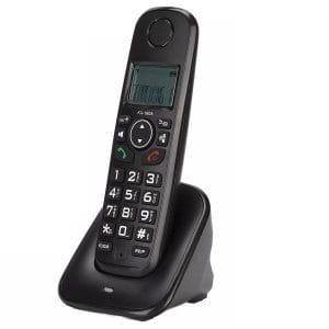 KX-160A Ασύρματο Τηλέφωνο με Aνοιχτή Aκρόαση Μαύρο
