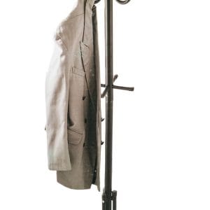 Sidi Home Plast Καλόγερος Μεταλλικός Μαύρος 42x46x175cm