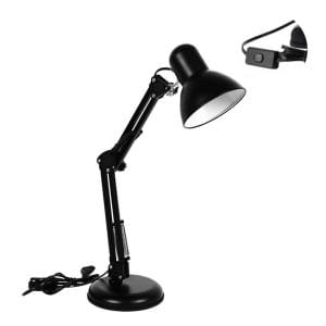 MT-811 Φωτιστικό Γραφείου με Σπαστό Βραχίονα σε Μαύρο Χρώμα 102418