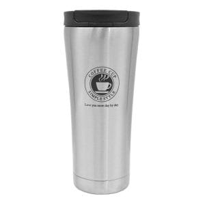 Factory Ποτήρι Θερμός Ασημί 600ml JB-1713