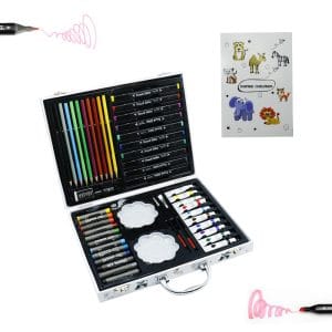 Σετ Ζωγραφικής σε Βαλιτσάκι Ξύλινο 50x30cm 49τμχ KYL-028000