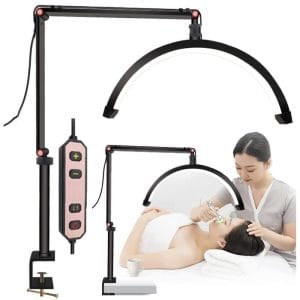 COSMO-11422 Αξεσουάρ Κομμωτηρίου-Αισθητικής Φωτιστικό Half Moon Clamp Στήριξης