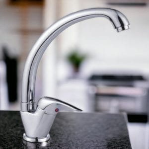 CP66SL Αναμεικτική Μπαταρία Νιπτήρα Ασημί