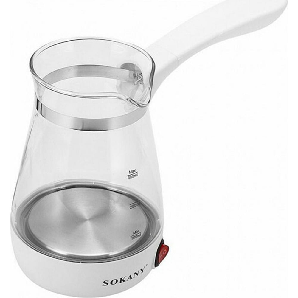 Sokany YLW-606 Ηλεκτρικό Μπρίκι 600W με Χωρητικότητα 400ml Λευκό