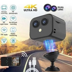 D3 128GB Action Camera 2K με WiFi Μαύρη