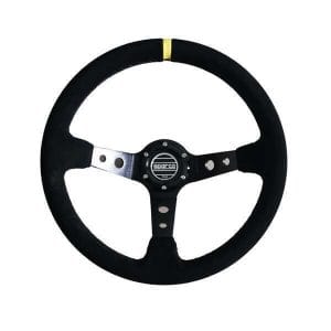 Τιμόνι Αυτοκινήτου Δερμάτινο Μαύρο KLN-332321