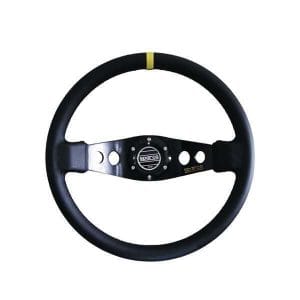 Τιμόνι Αυτοκινήτου Δερμάτινο Μαύρο KLN-332277