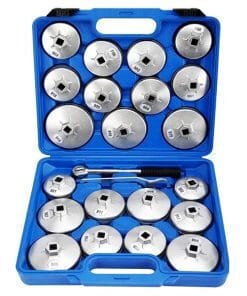 Σετ Φιλτρόκλειδα Κούπας Λαδιού Αλουμινίου Με Καστάνια 23 Τεμ. w16816