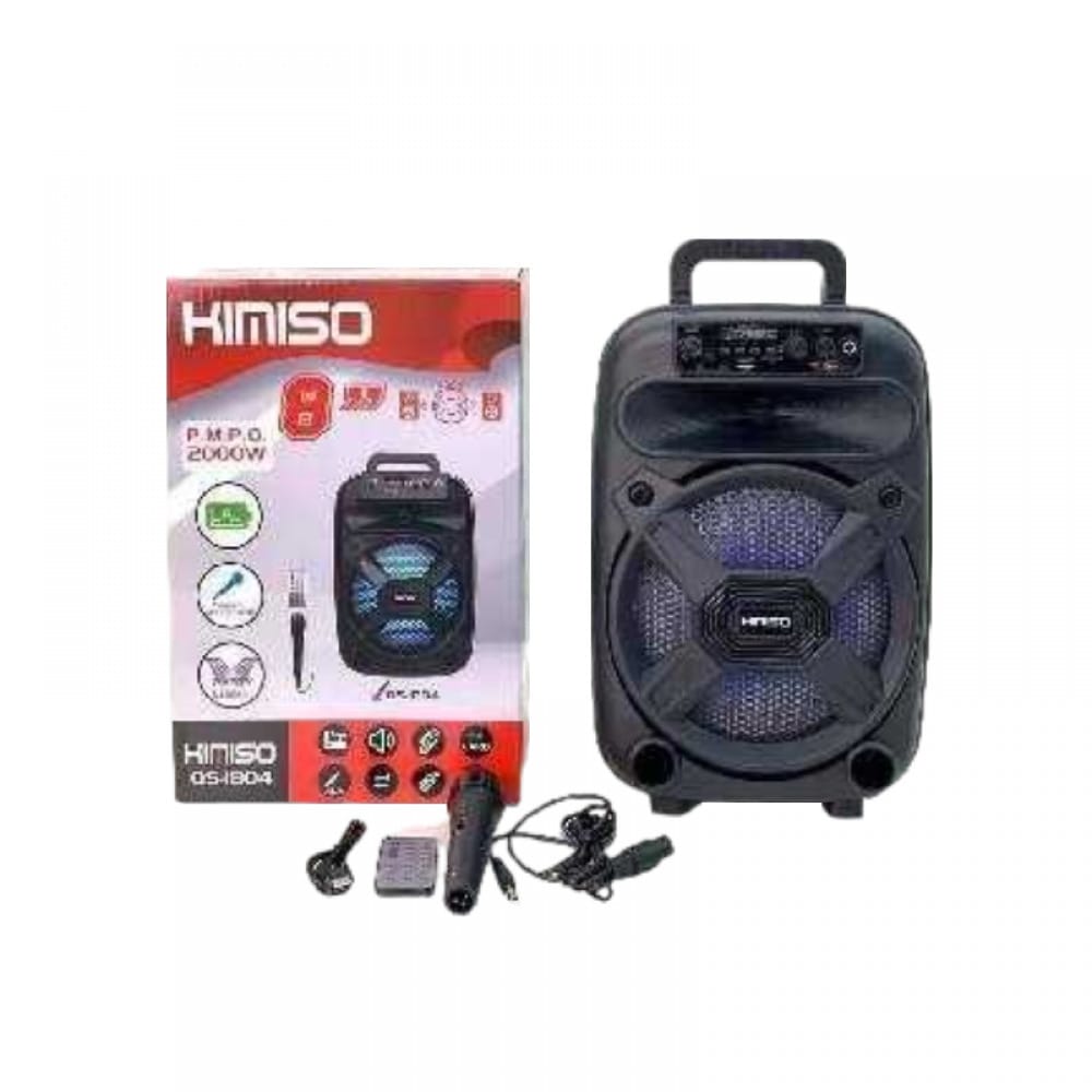 Tradesor Σύστημα Karaoke με Ενσύρματo Μικρόφωνo QS-1804 σε Μαύρο Χρώμα