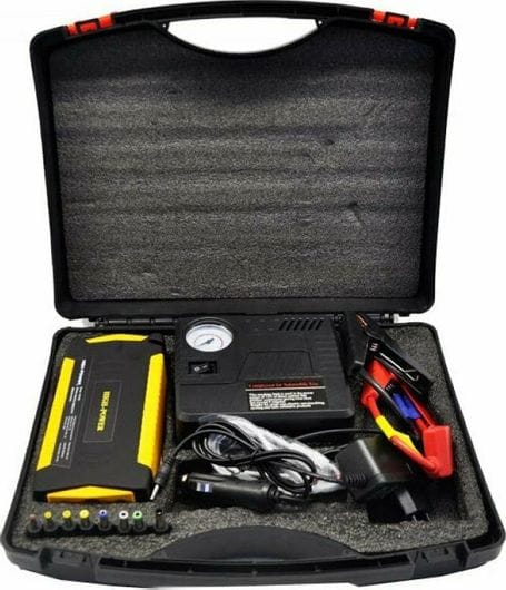 Φορητός Εκκινητής Μπαταρίας Αυτοκινήτου με Τρόμπα / USB / Φακό TM-15 - Image 2