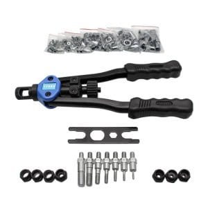 Πριτσιναδόρος Σπειρωμάτων Χειρός με 5 Μύτες M5-M12 5 Κεφαλές και Πριτσίνια Mar-Pol M49570