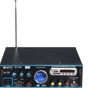 Ενισχυτής με λειτουργία Karaoke BT-266 σε Μαύρο Χρώμα