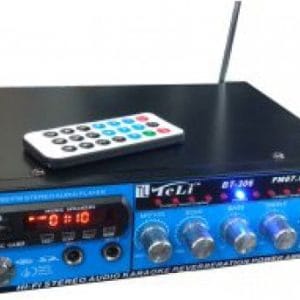 Ενισχυτής με λειτουργία Karaoke BT-306 σε Μαύρο Χρώμα