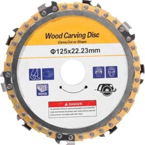 WOOD CARVING DISC Δίσκος Κοπής Ξύλου 125mm με 9 Δόντια