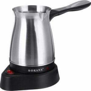 Sokany SK-214 Ηλεκτρικό Μπρίκι 600W με Χωρητικότητα 500ml Inox