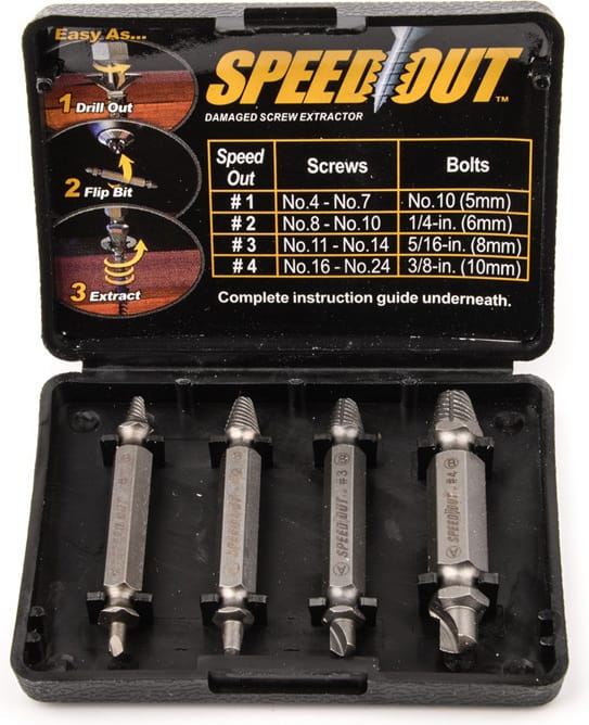 Speed Out Σετ Εξωλκείς για Βίδες 4τμχ - Image 2