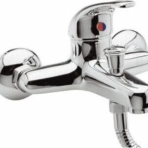 500-399 Αναμεικτική Μπαταρία Μπανιέρας Πλήρες Σετ Ασημί