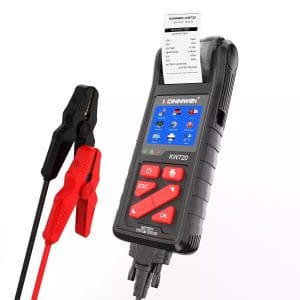 Konnwei KW720 Ψηφιακό Battery Tester με Κροκοδειλάκια