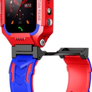 Q19 Παιδικό Smartwatch με GPS και Καουτσούκ/Πλαστικό Λουράκι Κόκκινο 9102120007