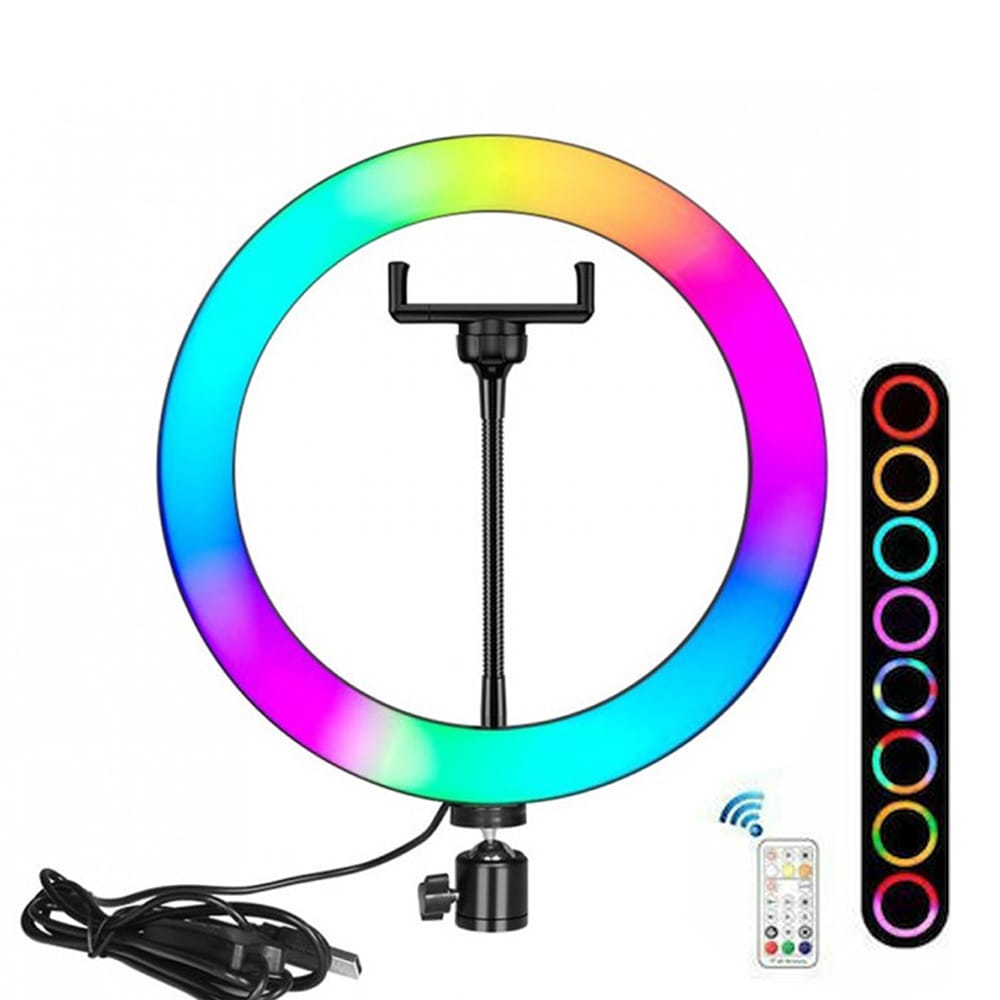 RGB Ring Light LJJ-26 102387 26cm με Βάση για Κινητό