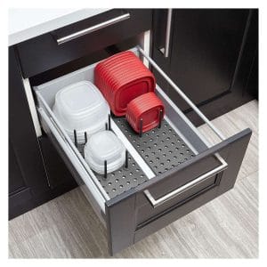 Βάση Οργάνωσης Κουζίνας σε Γκρι Χρώμα 15x45x10cm