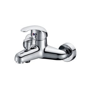 30854 Αναμεικτική Μπαταρία Μπανιέρας Ασημί